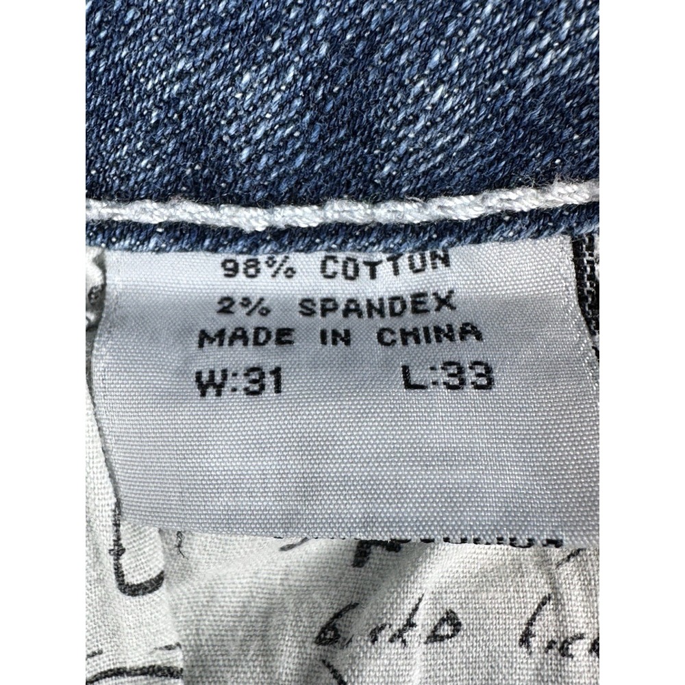 Cowgirl Tuff Co‎ Women's Denim Bootcut Distressed Blue Jeans Stretch 31x31 - Picture 11 of 11